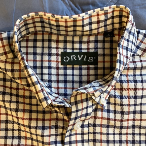 ORVIS Sporting Traditions Long Sleeve 100% Cotton Shirt - Picture 6 of 9
